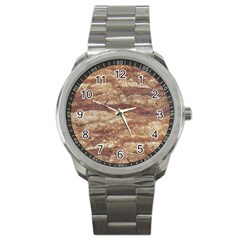 Grunge Surface Print Sport Metal Watch by dflcprintsclothing