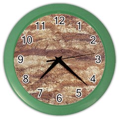 Grunge Surface Print Color Wall Clock