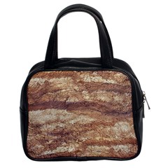 Grunge Surface Print Classic Handbag (two Sides) by dflcprintsclothing