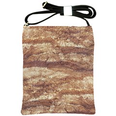 Grunge Surface Print Shoulder Sling Bag