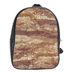 Grunge Surface Print School Bag (xl) by dflcprintsclothing