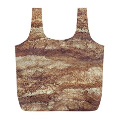 Grunge Surface Print Full Print Recycle Bag (l) by dflcprintsclothing