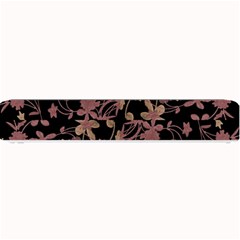 Dark Floral Ornate Print Small Bar Mats by dflcprintsclothing