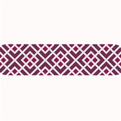 Two Tone Lattice Pattern Purple Large Bar Mats by kellehco