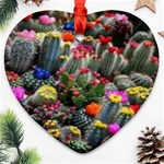 Cactus Heart Ornament (Two Sides) Front