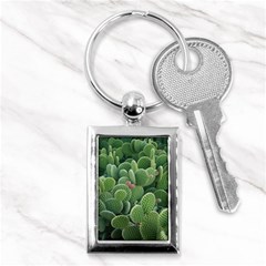 Green Cactus Key Chain (rectangle) by Sparkle