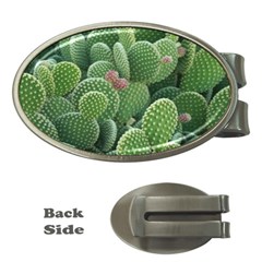 Green Cactus Money Clips (oval)  by Sparkle