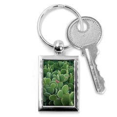 Green Cactus Key Chain (rectangle) by Sparkle