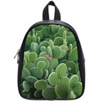 Green Cactus School Bag (Small) Front