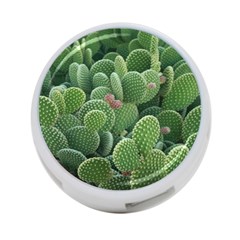 Green Cactus 4-port Usb Hub (one Side) by Sparkle