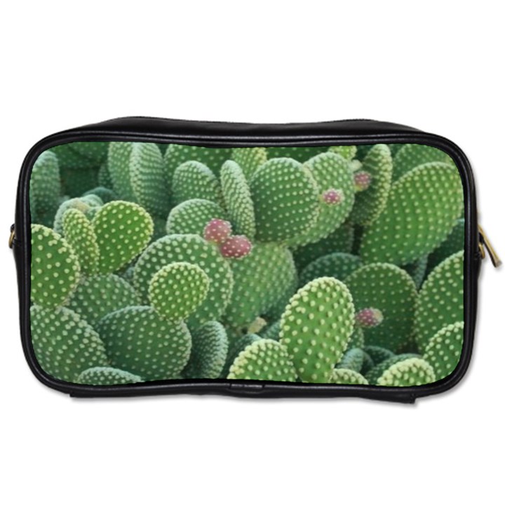 Green Cactus Toiletries Bag (Two Sides)