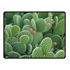 Green Cactus Fleece Blanket (small) by Sparkle