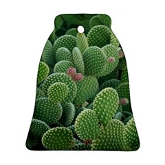 Green Cactus Bell Ornament (two Sides)