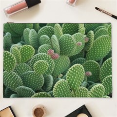 Green Cactus Cosmetic Bag (xxl) by Sparkle