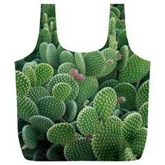 Green Cactus Full Print Recycle Bag (xxl) by Sparkle