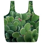 Green Cactus Full Print Recycle Bag (XXL) Back