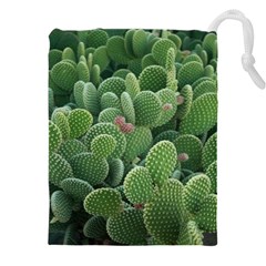 Green Cactus Drawstring Pouch (4xl) by Sparkle