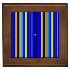 Blueyellow  Framed Tile by Sparkle