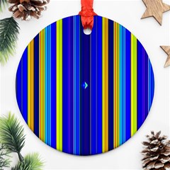 Blueyellow  Ornament (round) by Sparkle