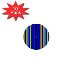 Blueyellow  1  Mini Buttons (10 Pack)  by Sparkle