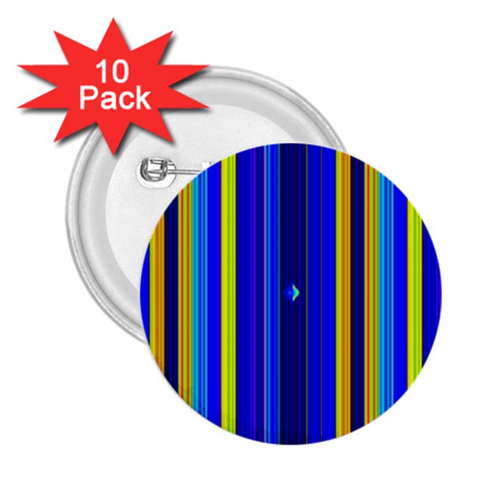 Blueyellow  2.25  Buttons (10 pack) 