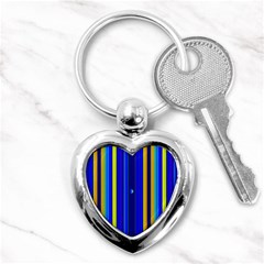 Blueyellow  Key Chain (heart) by Sparkle