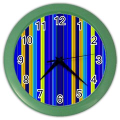 Blueyellow  Color Wall Clock by Sparkle