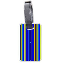 Blueyellow  Luggage Tag (one Side) by Sparkle