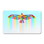 Rainbow Bird Magnet (Rectangular) Front