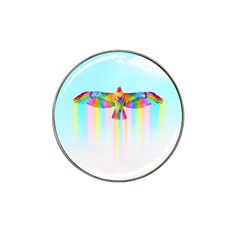 Rainbow Bird Hat Clip Ball Marker (10 Pack) by Sparkle