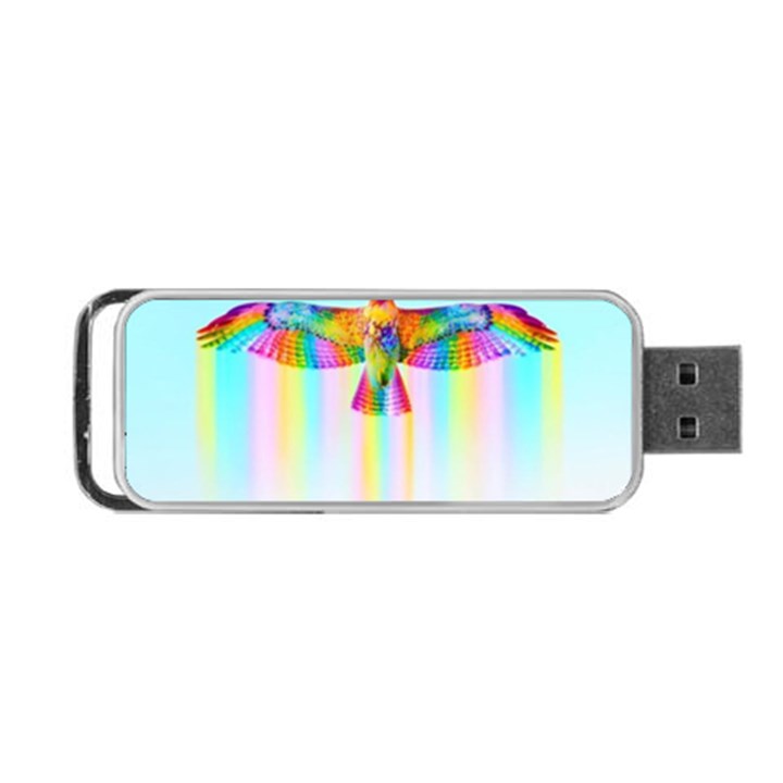 Rainbow Bird Portable USB Flash (One Side)