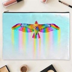 Rainbow Bird Cosmetic Bag (xxxl) by Sparkle