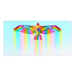 Rainbow Bird Satin Shawl by Sparkle