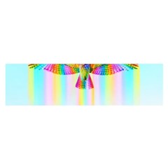 Rainbow Bird Satin Scarf (oblong) by Sparkle