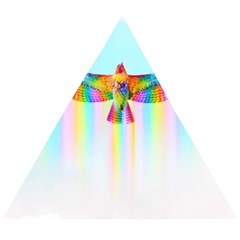 Rainbow Bird Wooden Puzzle Triangle by Sparkle