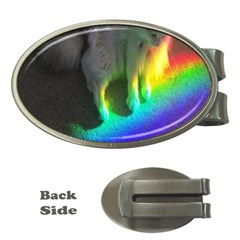 Rainbowcat Money Clips (oval)  by Sparkle