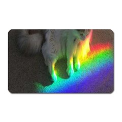 Rainbowcat Magnet (rectangular) by Sparkle