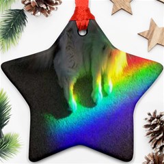 Rainbowcat Star Ornament (two Sides) by Sparkle