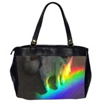 Rainbowcat Oversize Office Handbag (2 Sides) Back