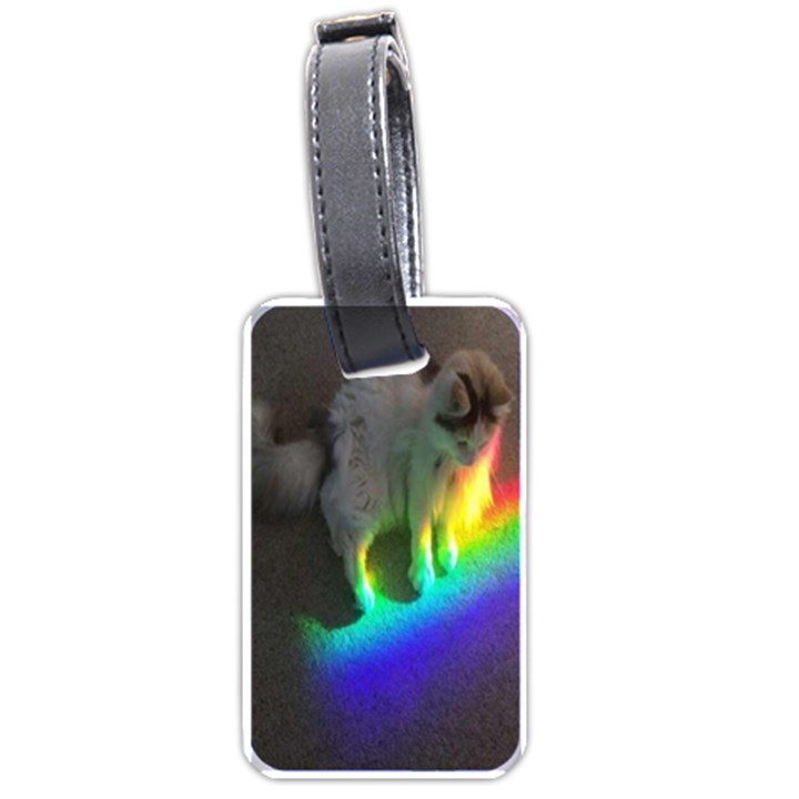 Rainbowcat Luggage Tag (one side)