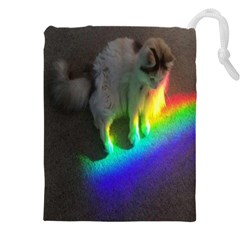 Rainbowcat Drawstring Pouch (5xl) by Sparkle