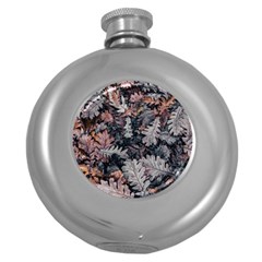 Autumn Leafs Round Hip Flask (5 Oz) by Sparkle