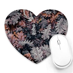 Autumn Leafs Heart Mousepads by Sparkle