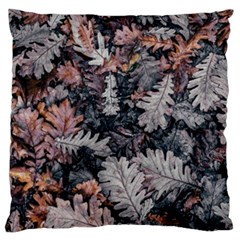 Autumn Leafs Large Cushion Case (two Sides) by Sparkle