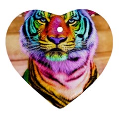 Rainbowtiger Ornament (heart)