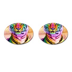 Rainbowtiger Cufflinks (oval) by Sparkle