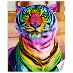 Rainbowtiger Canvas 11  X 14  by Sparkle