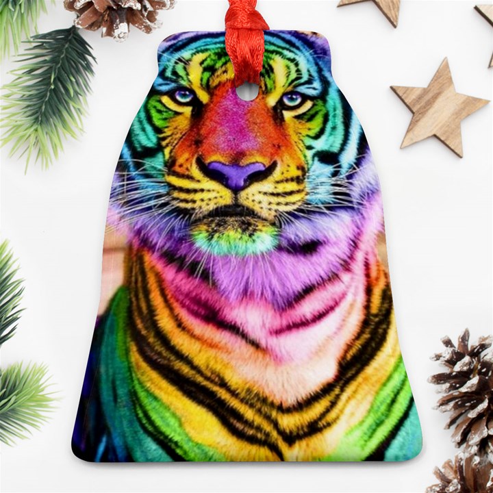 Rainbowtiger Ornament (Bell)