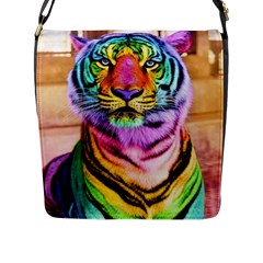 Rainbowtiger Flap Closure Messenger Bag (l) by Sparkle