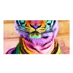 Rainbowtiger Satin Shawl by Sparkle